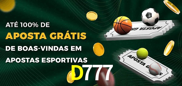 D777 Ate 100% de Aposta Gratis